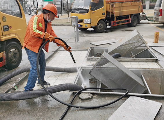 灌阳隔油池清理